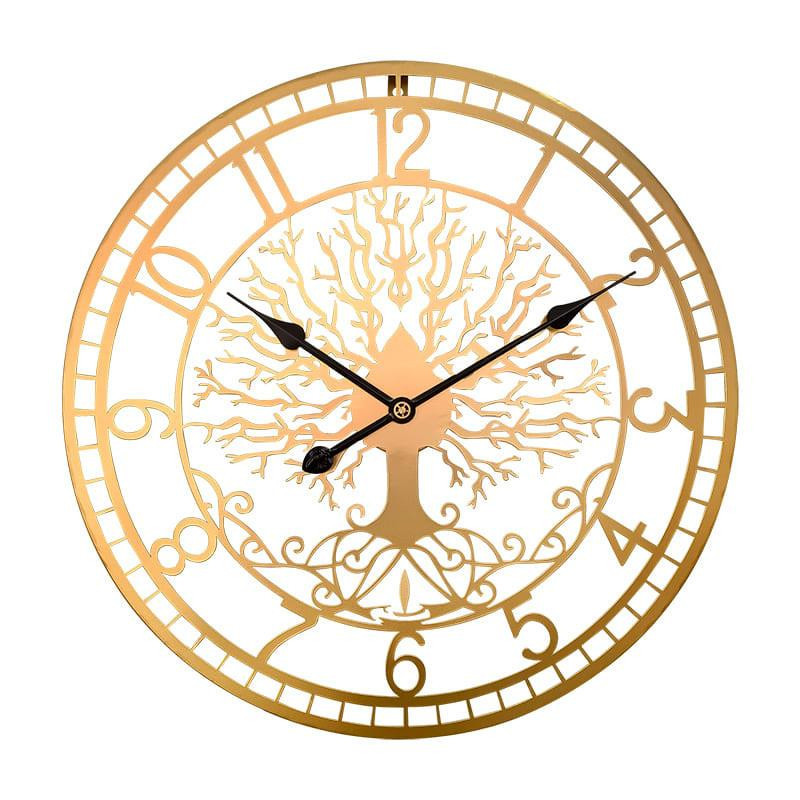 Zegar ścienny 60cm złoty E04.5457.80